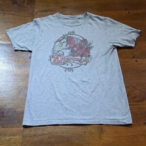 American Highway Gray Desperado Short Sleeve Graphic Tee Size Small